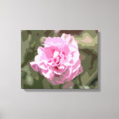 Roze anjer canvas afdruk (Voorkant)