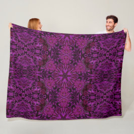 Roze anjer fleece deken