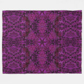 Roze anjer fleece deken (Voorkant (Horizontaal))