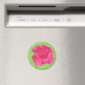Roze anjer Magnet (Insitu (Vaatwasser))