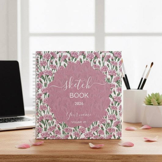 Roze Anjer Notitieboek