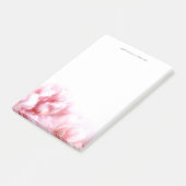 Roze anjer post-it® notes (Schuin)