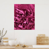 Roze anjer poster (Keuken)