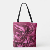 Roze anjer tote bag (Achterkant)