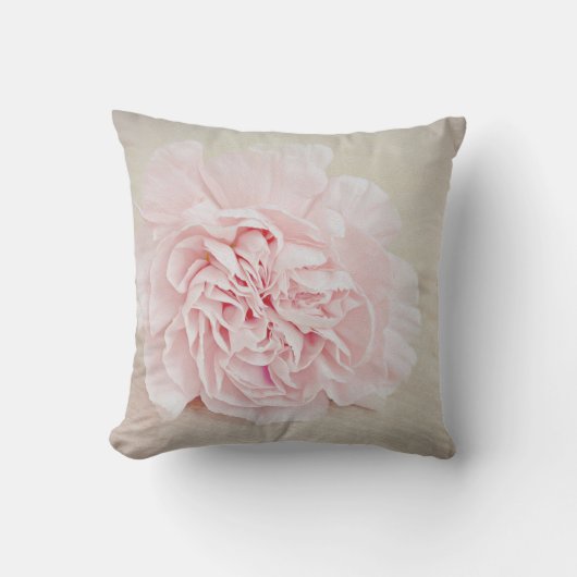  roze anjer van JoMazArt Kussen (Voorkant)