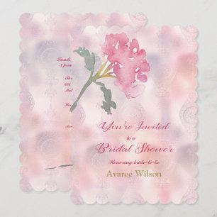 Roze anjer Vrijgezellenfeest Kaart