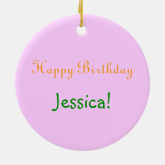  roze anjerbloemen keramisch ornament (Achterkant)