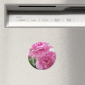 Roze anjers 1 magneet (Insitu (Vaatwasser))