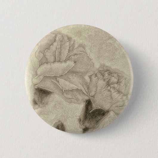 Roze anjers 3 Antiqued Ronde Button 5,7 Cm (Voorkant)