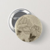 Roze anjers 3 Antiqued Ronde Button 5,7 Cm (Voorkant /achterkant)