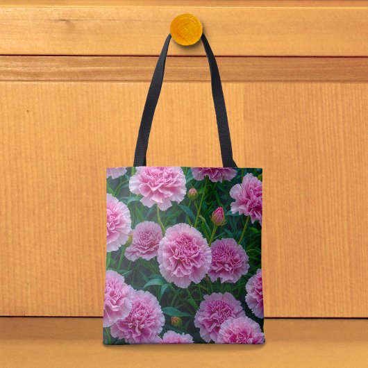 Roze Anjers Afbeelding Nr. 2 Tote Tas
