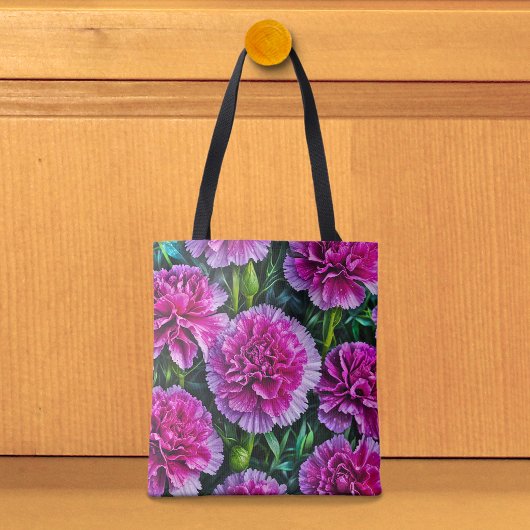 Roze Anjers Afbeelding Nr. 3 Tote Tas
