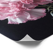Roze Anjers Bloem Art Print Poster (Hoek)