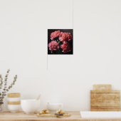 Roze Anjers Bloem Art Print Poster (Keuken)