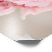 Roze anjers foto afdruk (Hoek)