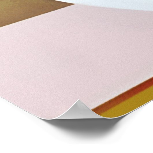 Roze anjers in een vaas Moderne kunst Poster (Hoek)