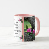 Roze anjers Psalm Mok (Voorkant rechts)