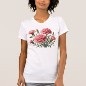 Roze Anjers slim fit T-shirt (Voorkant)