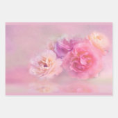 roze anjers stijlvolle fotografie inpakpapier vel (Voorkant)