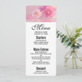  roze anjers stijlvolle fotografie kaart (Staand voorkant)