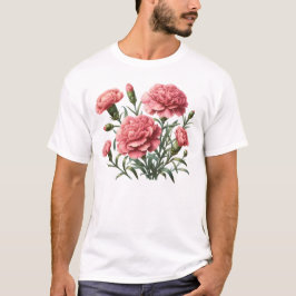 Roze Anjers zwart T-shirt