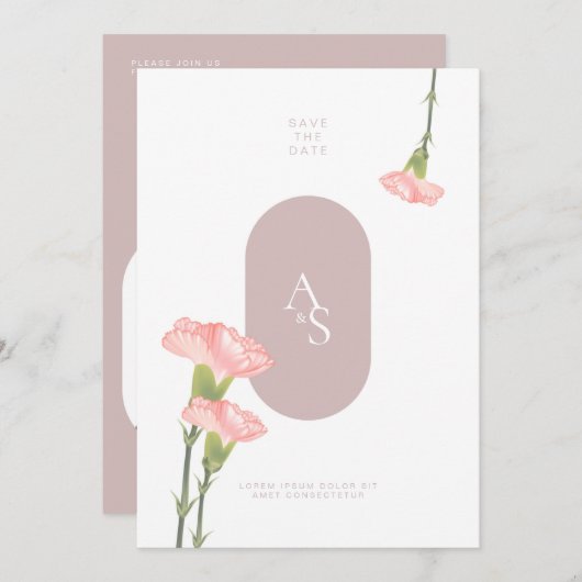 Roze anjerventilator met roze thema Weddenschap In Kaart (Voorkant / Achterkant)