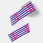 Roze anker- en neusbanden grosgrain lint (Achterkant)