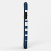 Roze anker iPhone 5 hoesje | marineblauw en wit (Achterkant/rechts)