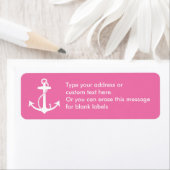 Roze Anker Return Address Labels (Insitu)