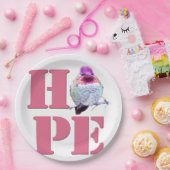 Roze Anna's Hummingbird Foto HOPE Paper Bord (Feest)