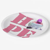 Roze Anna's Hummingbird Foto HOPE Paper Bord (Gekanteld)