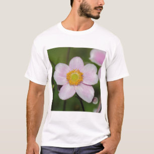 Roze annemon t-shirt