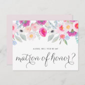 roze annemone zal je mijn tactiek van eer zijn uitnodiging briefkaart (Voorkant / Achterkant)