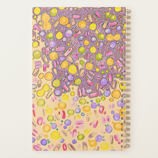 Roze annihilatie, potloodtekening planner (Achterkant)