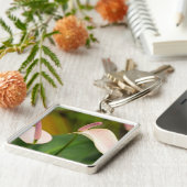 Roze Anthurium Bloemen Kauai Hawaii Sleutelhanger (Zijkant)