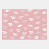 Roze Antiek lederen patroon Inpakpapier Vel (Voorkant)