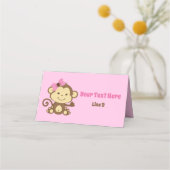 Roze Apenzak Topper of Plaats Kaart Plaatskaartje (Voorkant)