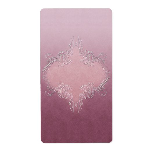 Roze Apothecary Label (Voorkant)