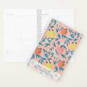 Roze Appel Bloemen Patroon Leraar Planner (Display)