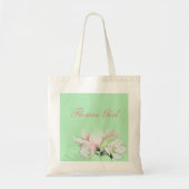 roze appelbloem tote bag (Voorkant)