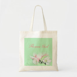  roze appelbloem tote bag