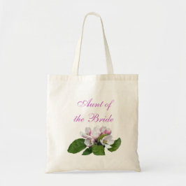  roze appelbloesem bruiloft tote bag