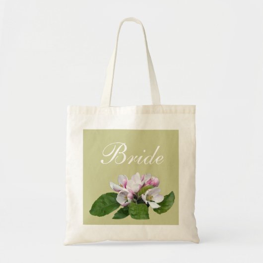  roze appelbloesem tote bag (Voorkant)