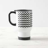 Roze Apple Black Chevron leraar Reisbeker (Links)