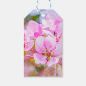 Roze Apple Blossom Cadeaulabel (Voorkant)