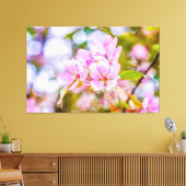 Roze Apple Blossom Canvas Afdruk (Insitu (Woonkamer))