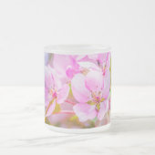 Roze Apple Blossom Matglas Koffiemok (Center)