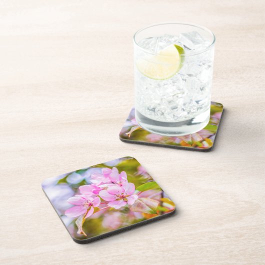 Roze Apple Blossom Onderzetter (Rechterzijde)