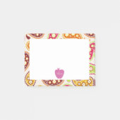 Roze Apple Paisley-leraar Post-it® Notes (Voorkant)