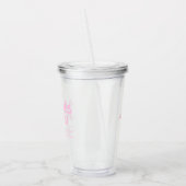 Roze Apres Ski Bachelorette Feest Favor Acryl Drinkbeker (Links)
